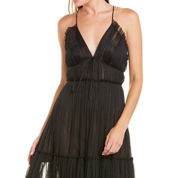 ✨NWT✨ SACHIN & BABI Vivien Silk Lined Gown in Jet Black SZ 0 (XS) - Picture 3 of 9